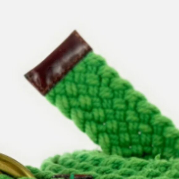 Polo Ralph Lauren Leather-Trim Braided Belt - Picture 4 of 4